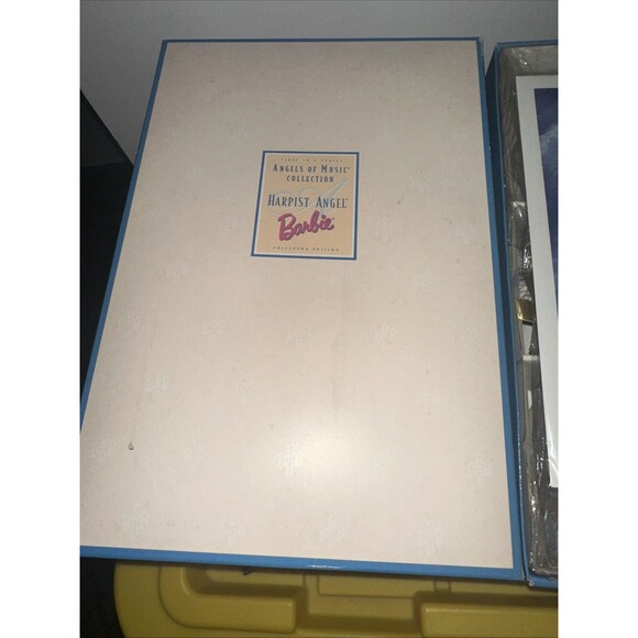 Vtg Barbie Harpist Angel Angels of Music Collection 1997 Doll Mattel 18894 New - Picture 2 of 6